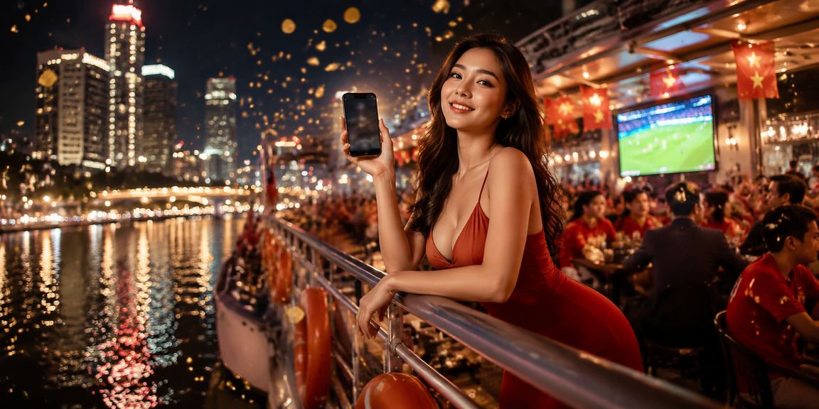 Người dùng tại Hà Nội xem sự kiện thể thao trên điện thoại vào buổi tối