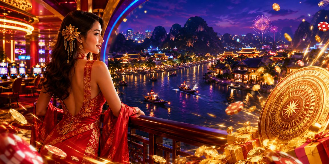 Không khí lễ hội Ninh Bình minh họa chủ đề hỏi đáp cá cược thể thao