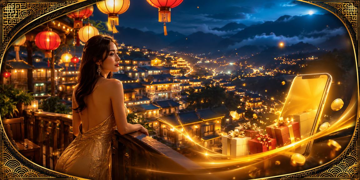 Cảnh chợ đêm Sa Pa gợi hành trình đăng ký tài khoản trên mobile